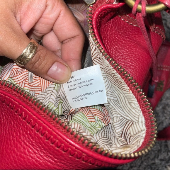 The Sak Cherry Red Crossbody Bag - Picture 12 of 16